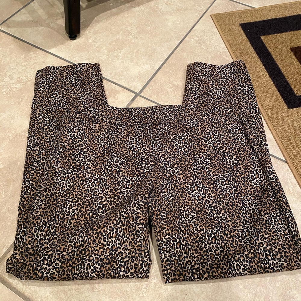 Black House White Market Cheetah Slacks